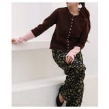 ディテールに拘った配色スリーブニットカーディガン レディース ファッション | Sawa a la mode | 詳細画像14