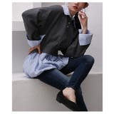 トレンドを抑えたフェイクレイヤードバルーンヘムトップス レディース ファッション | Sawa a la mode | 詳細画像10 