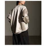 品格を落とし込んだ裾ドロストジップアップサテンブルゾン レディース ファッション | Sawa a la mode | 詳細画像18 