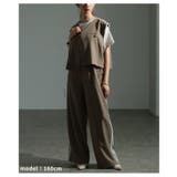 大人スポーティーなサイドラインワイドパンツ レディース ファッション | Sawa a la mode | 詳細画像7 