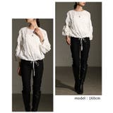 ふんわりシルエットシャーリングブラウス レディース ファッション | Sawa a la mode | 詳細画像10