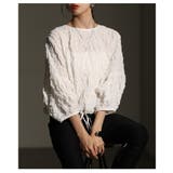 ふんわりシルエットシャーリングブラウス レディース ファッション | Sawa a la mode | 詳細画像12