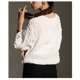ふんわりシルエットシャーリングブラウス レディース ファッション | Sawa a la mode | 詳細画像14