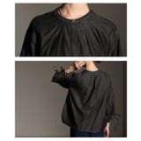 遊び心ある袖口リボン&スリットデニムブラウス レディース ファッション | Sawa a la mode | 詳細画像5