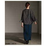 遊び心ある袖口リボン&スリットデニムブラウス レディース ファッション | Sawa a la mode | 詳細画像11