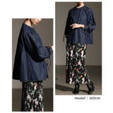 遊び心ある袖口リボン&スリットデニムブラウス レディース ファッション | Sawa a la mode | 詳細画像15