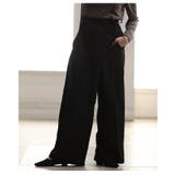 体型カバーラップデザインワイドパンツ 美脚 レディース | Sawa a la mode | 詳細画像8 