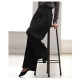 体型カバーラップデザインワイドパンツ 美脚 レディース | Sawa a la mode | 詳細画像9 