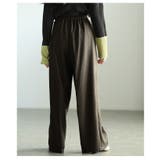 体型カバーラップデザインワイドパンツ 美脚 レディース | Sawa a la mode | 詳細画像14 