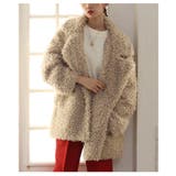 リュクスな気分高まるプードルファーダブルミドルコート レディース ファッション | Sawa a la mode | 詳細画像17 