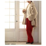 リュクスな気分高まるプードルファーダブルミドルコート レディース ファッション | Sawa a la mode | 詳細画像18 