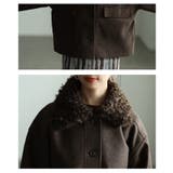 おしゃれで暖かボアカラージャケット アウター レディース | Sawa a la mode | 詳細画像5 