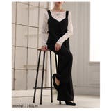 さらっと着こなせるビスチェ切替オールインワンパンツ レディース ファッション | Sawa a la mode | 詳細画像19