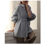 大人のきちんとモードスタイルをつくるストライプウエストタックシャツ レディース … | Sawa a la mode | 詳細画像22 