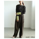 コーデのアクセントになるバイカラースリーブプリーツトップス レディース | Sawa a la mode | 詳細画像7 