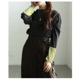 コーデのアクセントになるバイカラースリーブプリーツトップス レディース | Sawa a la mode | 詳細画像12 