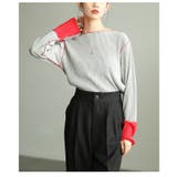 コーデのアクセントになるバイカラースリーブプリーツトップス レディース | Sawa a la mode | 詳細画像22 