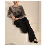 後ろ姿で差をつけるシアーベロアバックオープンプルオーバー レディース ファッション | Sawa a la mode | 詳細画像15