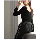 後ろ姿で差をつけるシアーベロアバックオープンプルオーバー レディース ファッション | Sawa a la mode | 詳細画像20