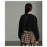 主役に魅せるフェザーニットクロップドカーディガン レディース ファッション | Sawa a la mode | 詳細画像20 