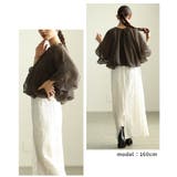 ふわり心ときめくオーガンジーバルーンシルエットブラウス レディース ファッション | Sawa a la mode | 詳細画像11 