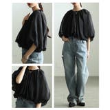 ふわり心ときめくオーガンジーバルーンシルエットブラウス レディース ファッション | Sawa a la mode | 詳細画像18 