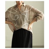 表情を豊かにするランダムコード刺繍シアーシャツ レディース ファッション | Sawa a la mode | 詳細画像14 
