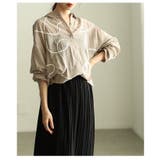 表情を豊かにするランダムコード刺繍シアーシャツ レディース ファッション | Sawa a la mode | 詳細画像22 
