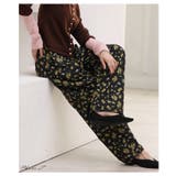 ポジティブコーデが決まる小花柄プリントワイドパンツ レディース ファッション | Sawa a la mode | 詳細画像2