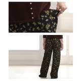 ポジティブコーデが決まる小花柄プリントワイドパンツ レディース ファッション | Sawa a la mode | 詳細画像5