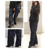 ポジティブコーデが決まる小花柄プリントワイドパンツ レディース ファッション | Sawa a la mode | 詳細画像19