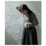 主役級のモード感纏うペイズリー柄メッシュカットソー レディース ファッション | Sawa a la mode | 詳細画像4 