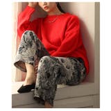 大人ハンサムなフラワージャガードワイドパンツ レディース ファッション | Sawa a la mode | 詳細画像14