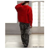 大人ハンサムなフラワージャガードワイドパンツ レディース ファッション | Sawa a la mode | 詳細画像15