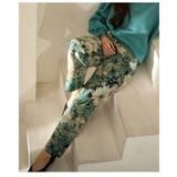 大人ハンサムなフラワージャガードワイドパンツ レディース ファッション | Sawa a la mode | 詳細画像20