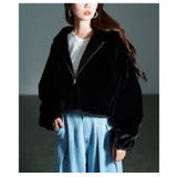 思わず触れたくなるエコファーフード付ジャケット レディース ファッション | Sawa a la mode | 詳細画像14 