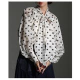 一枚で品格が完成するクラシカルドットボウタイブラウス レディース トップス | Sawa a la mode | 詳細画像18 