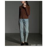 エッジを効かせたジャガードシャーリングポロトップス レディース ファッション | Sawa a la mode | 詳細画像15 