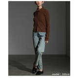 エッジを効かせたジャガードシャーリングポロトップス レディース ファッション | Sawa a la mode | 詳細画像20 