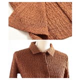 エッジを効かせたジャガードシャーリングポロトップス レディース ファッション | Sawa a la mode | 詳細画像23 