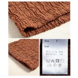 エッジを効かせたジャガードシャーリングポロトップス レディース ファッション | Sawa a la mode | 詳細画像24 