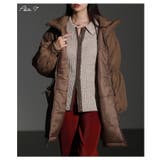 シルエットを変えて楽しめるスタンドネック中綿ウエストドロストコート レディース | Sawa a la mode | 詳細画像2 