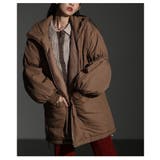 シルエットを変えて楽しめるスタンドネック中綿ウエストドロストコート レディース | Sawa a la mode | 詳細画像12 