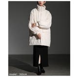 シルエットを変えて楽しめるスタンドネック中綿ウエストドロストコート レディース | Sawa a la mode | 詳細画像20 