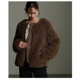 シーズンムードを高めるフェイクファージャケット レディース ファッション | Sawa a la mode | 詳細画像16 