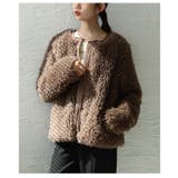 シーズンムードを高めるフェイクファージャケット レディース ファッション | Sawa a la mode | 詳細画像19 