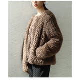 シーズンムードを高めるフェイクファージャケット レディース ファッション | Sawa a la mode | 詳細画像22 
