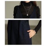 ラクなのに大人顔に決まるストレッチデニムオールインワン レディース ファッション | Sawa a la mode | 詳細画像5 