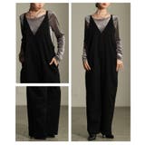 ラクなのに大人顔に決まるストレッチデニムオールインワン レディース ファッション | Sawa a la mode | 詳細画像17 