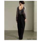 ラクなのに大人顔に決まるストレッチデニムオールインワン レディース ファッション | Sawa a la mode | 詳細画像18 